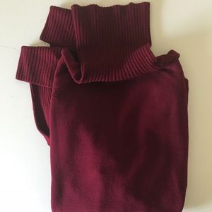 I.N.C turtleneck burgundy top